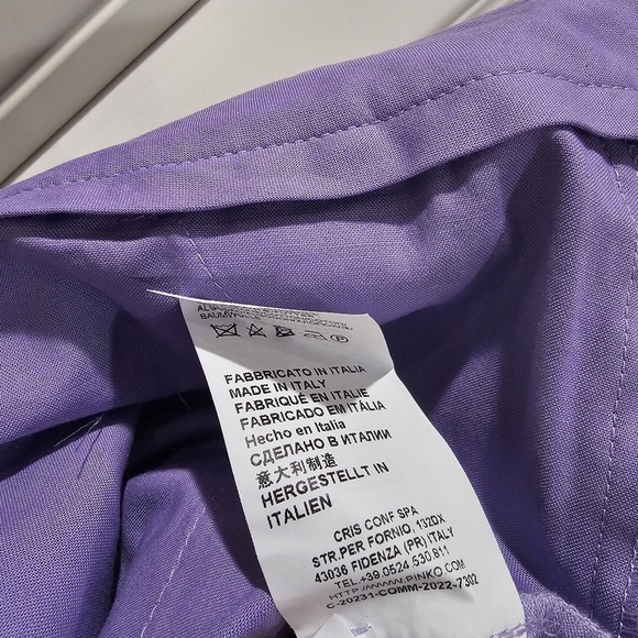 Pinko Crepe Stretch Lavender Suit - Picture 15 of 15